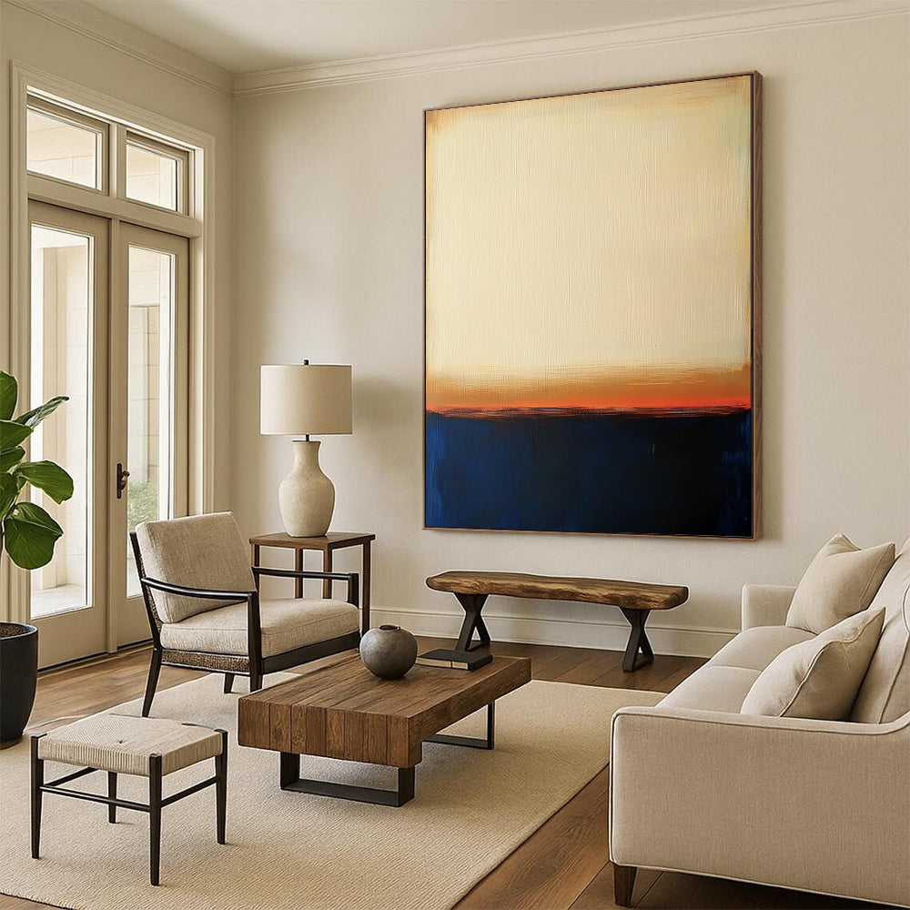 Energetic & Captivating Hand-Painted Personalized Abstract Painting for Living Room & Office LargeART1951