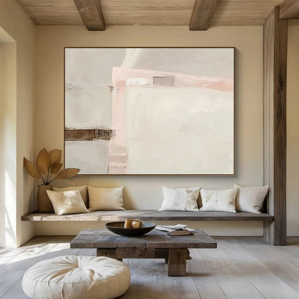 Large - Sized Abstract Canvas for Bedroom & Dining Room DKH432