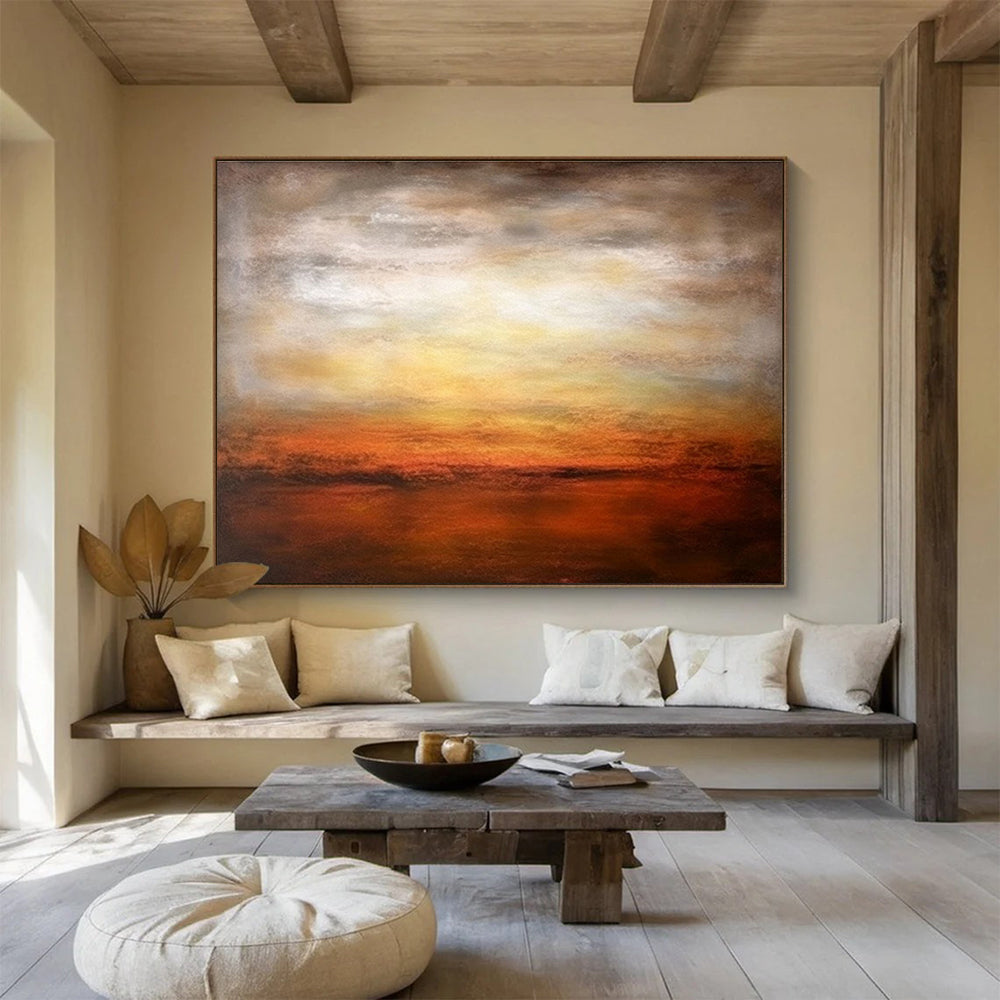 “Mystic Vortex” Vast Abstract Canvas for Bedroom & Office DKH343