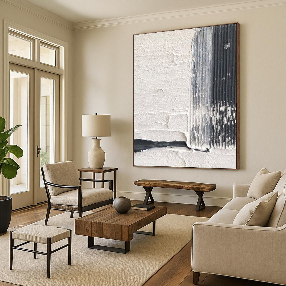 Custom Hand-Painted Abstract Masterpieces for Hotel & Entryway DTP366