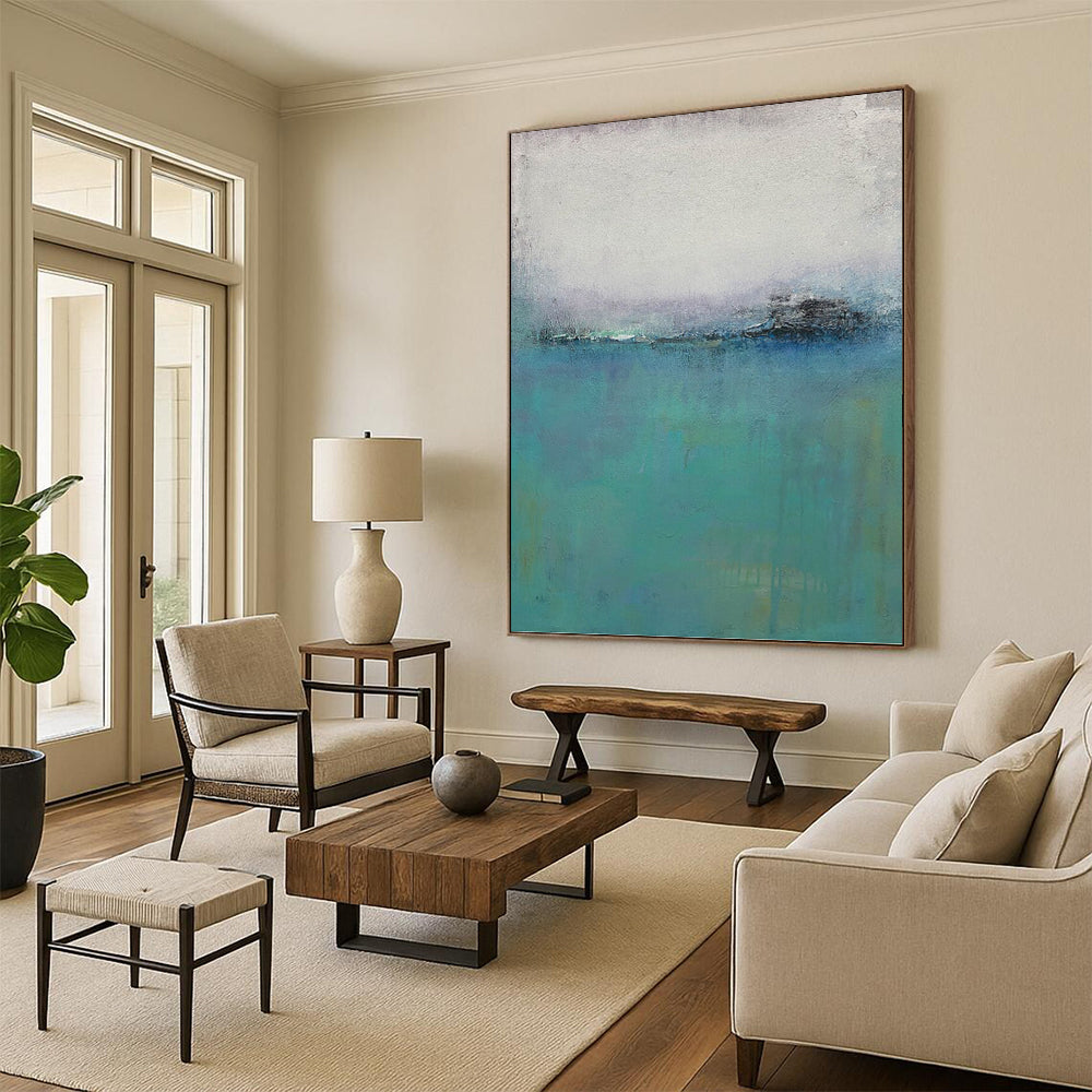 Vast Hand - Painted Textured Abstract Artwork for Bedroom & Hallway DKH1197