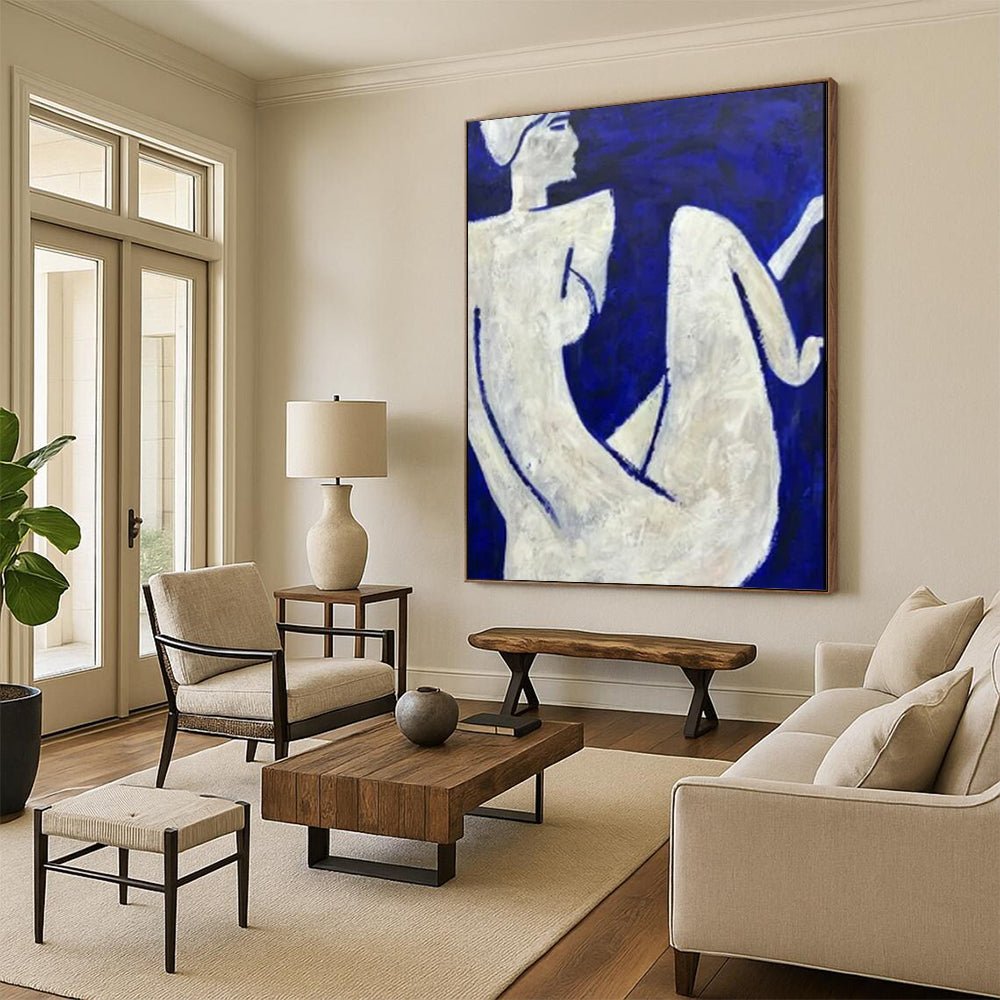 Expansive Hand-Painted Abstract Artworks for Bedroom & Office LargeART2329