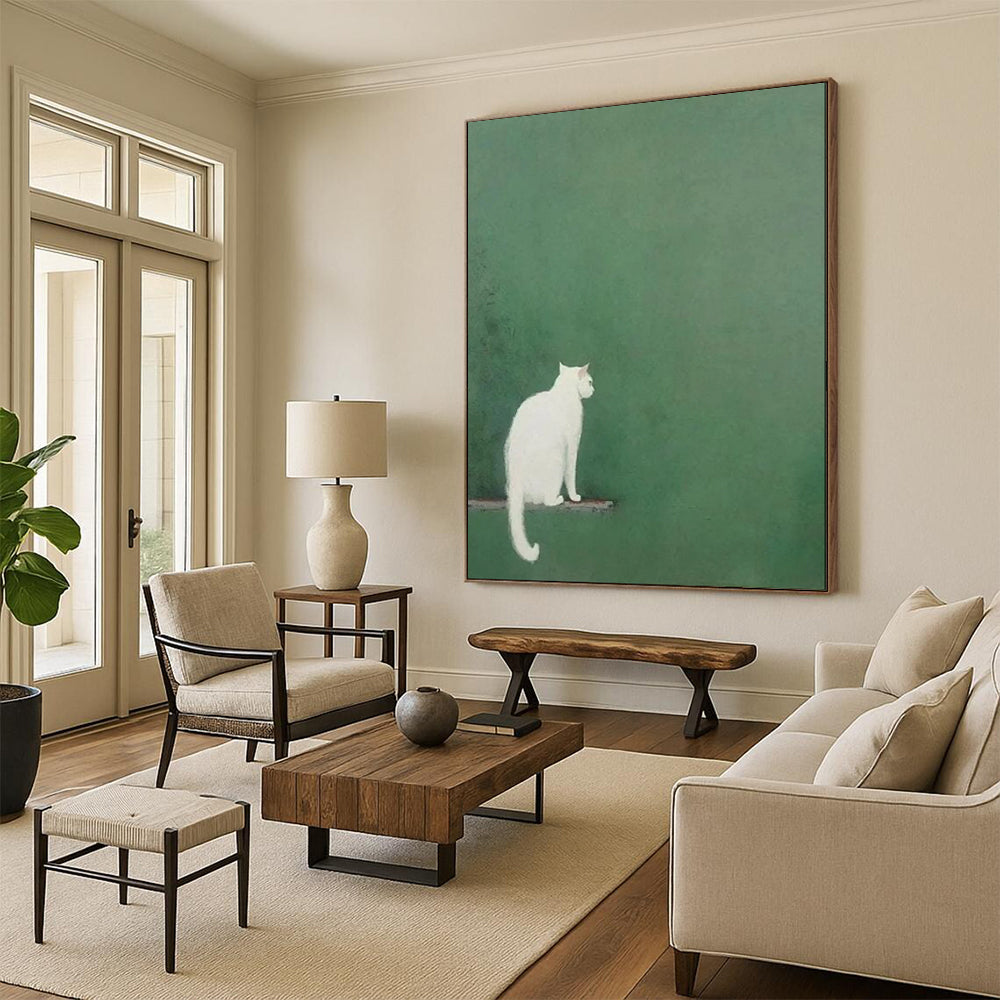 Hand-Painted Personalized Abstract Painting for Bedroom & Hallway LargeART1937
