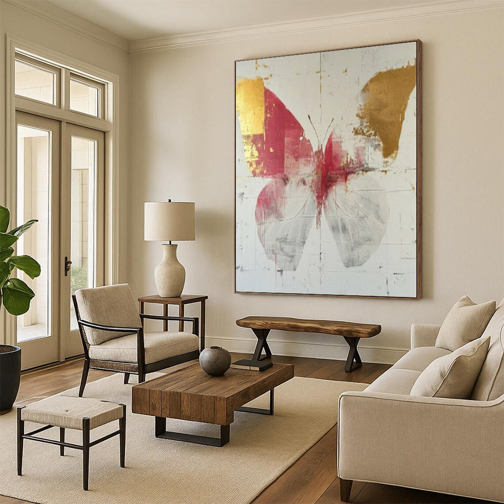 Tremendous Hand-Painted Abstract Wall Art for Bedroom & Spa LargeART2207