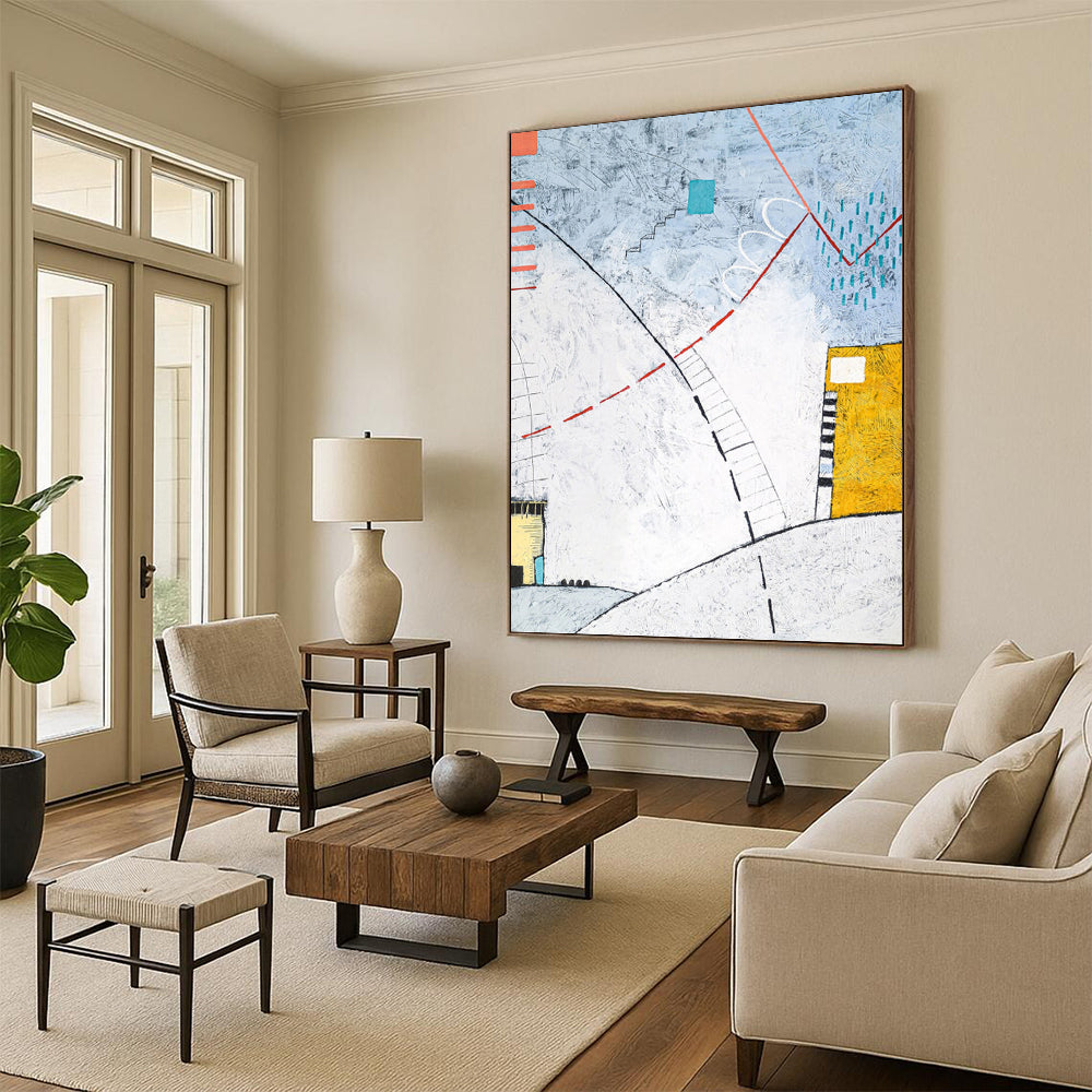 Masterful Custom - Rendered Textured Canvas Art for Office & Hallway DKH1092