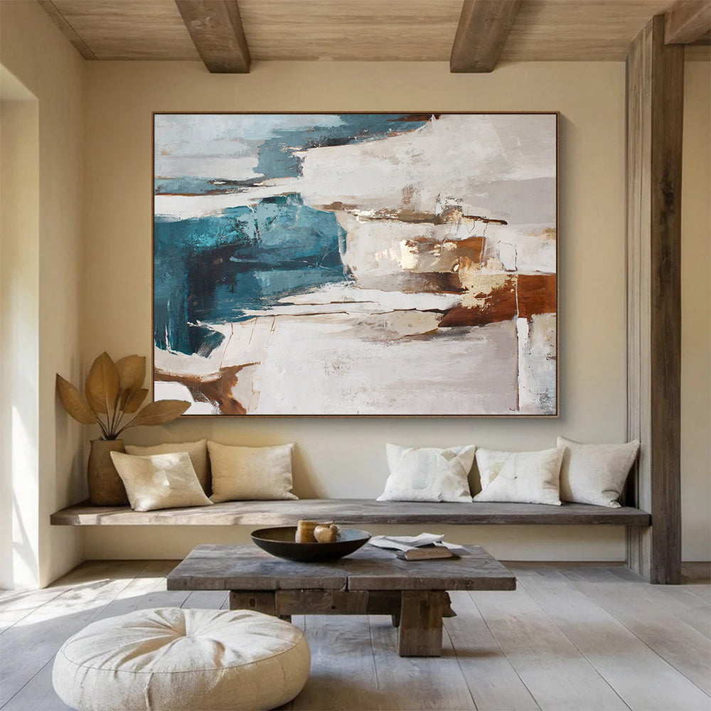 Enormous Textured Abstract Painting for Bedroom & Hallway DKH520