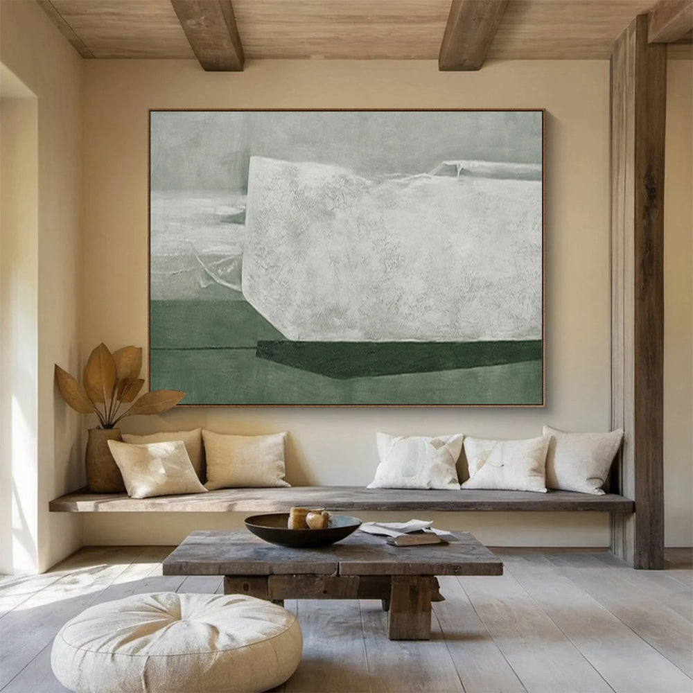 Immense Hand - Painted Textured Abstract Art for Office & Bar DKH611