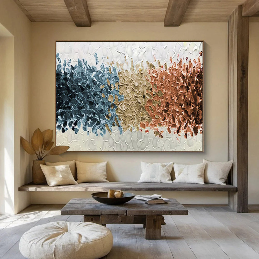 Colossal Hand - Painted Textured Abstract Wall Decor for Visual Dominance DKH691