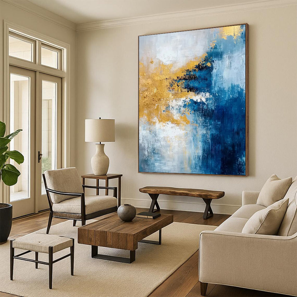 Colossal - Scale Hand - Painted Custom Abstract Work for Bar and Entryway DTP062