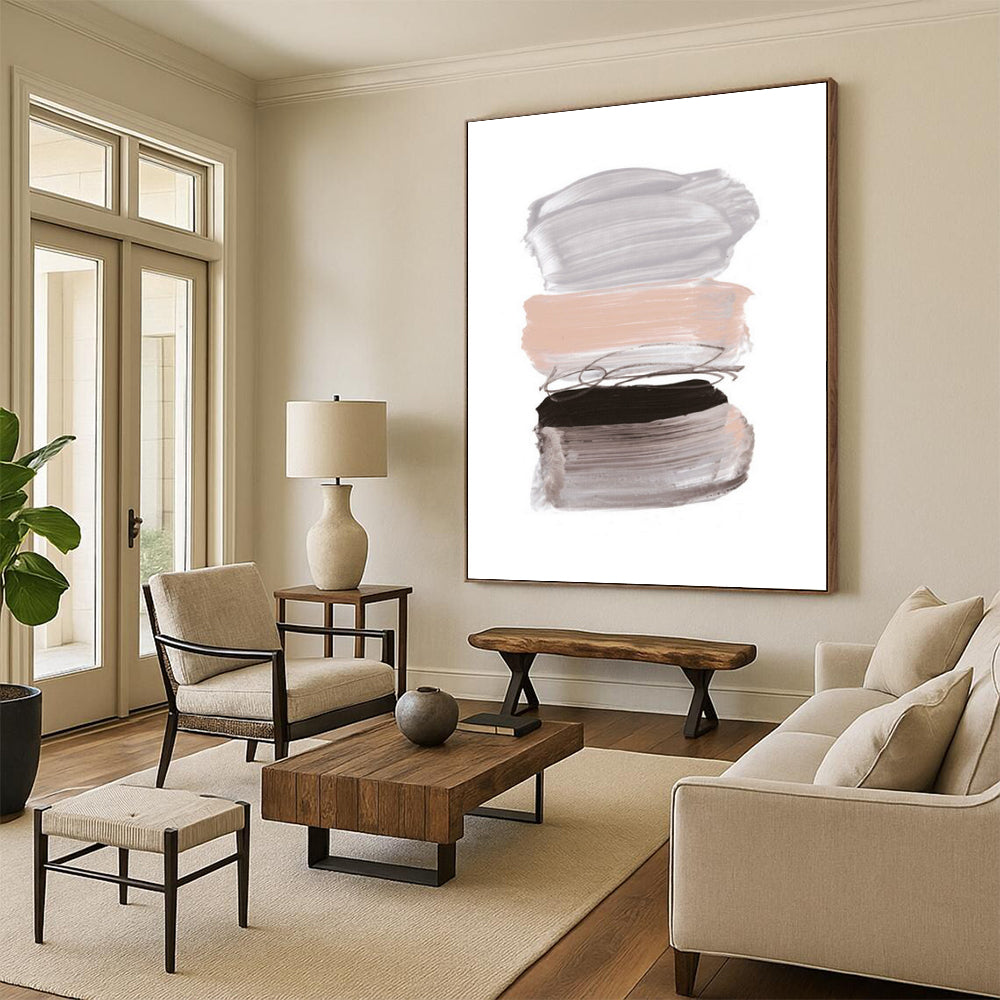 Custom Abstract Art: Big Sizes, Handmade Textures for Your Home DTP184