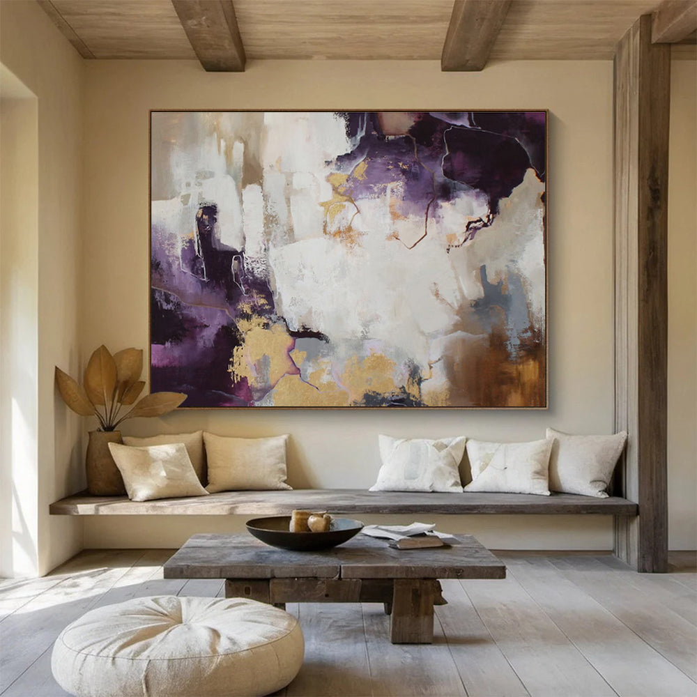 Hand-Painted Bespoke Large-Scale Painting for Bedroom & Hallway DKH131