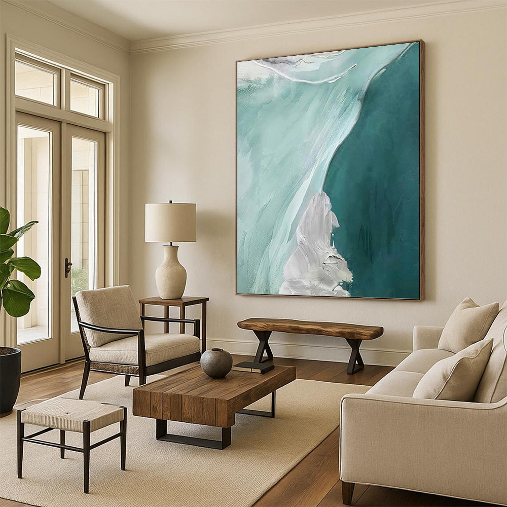 Mesmerizingly Immense Hand - Painted Textured Abstract Art for Office & Dining Room DKH1236