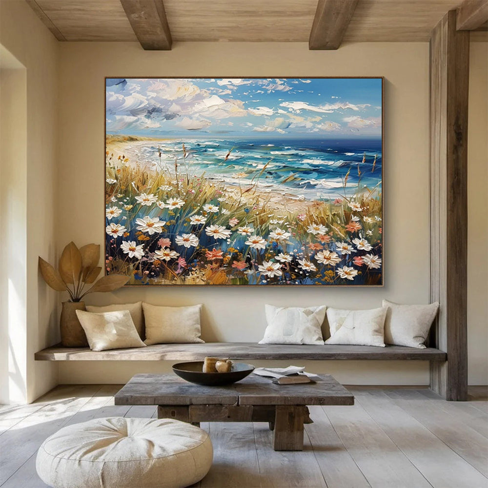 “ Spatial Symphony” Large - Scale Abstract Canvas for Living Room & Bedroom DKH255