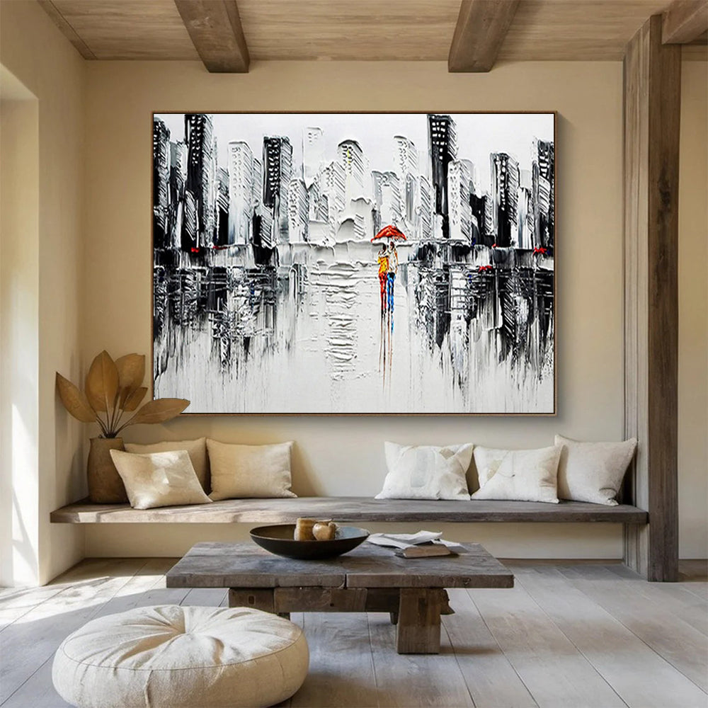 Serene Large Abstract Mural for Bedroom & Hallway DKH895