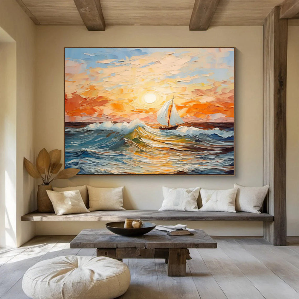 Massive Hand - Painted Textured Abstract Artwork for Office & Hallway DKH625