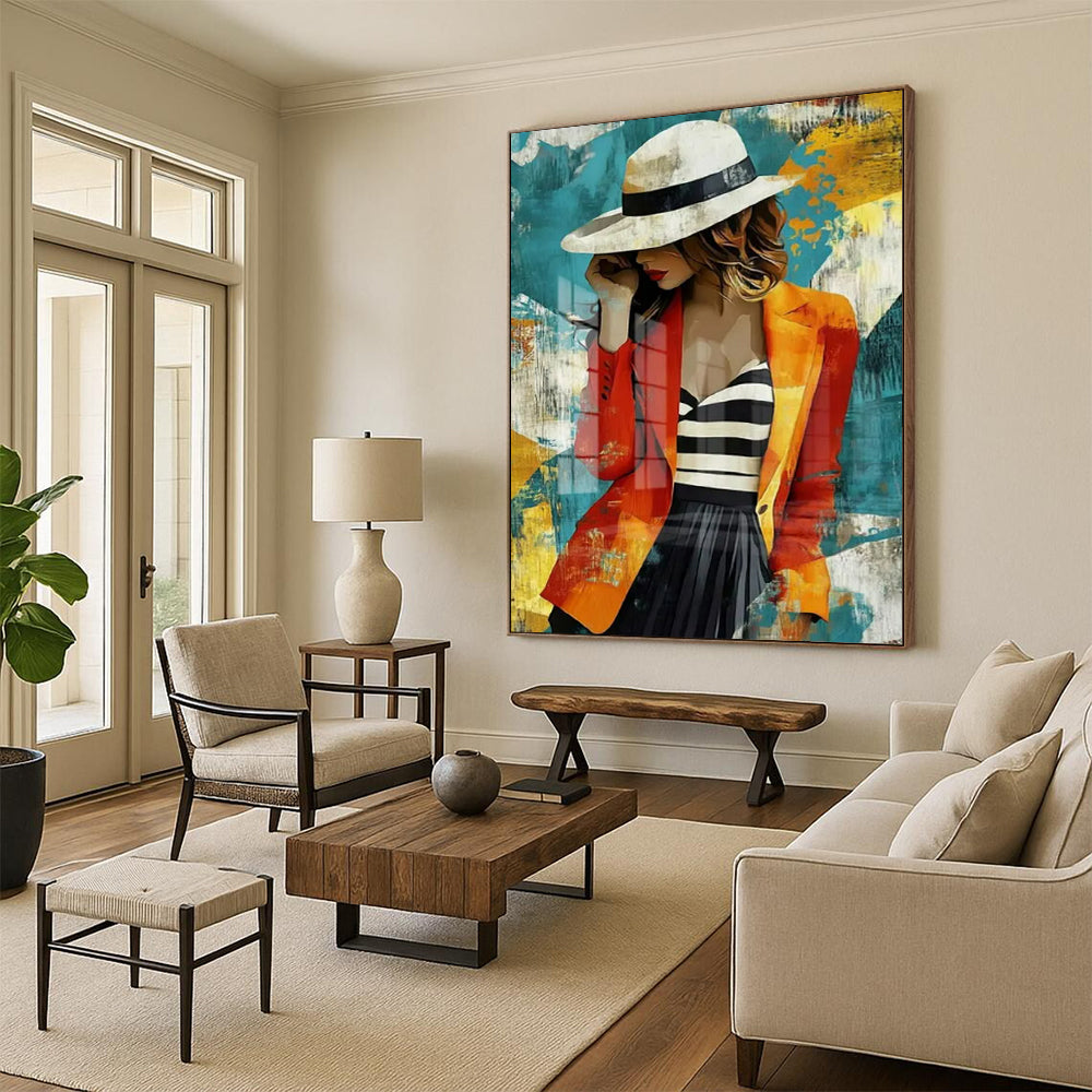 Colossal Hand-Painted Abstract Artworks for Bedroom & Kids' Room LargeART2191