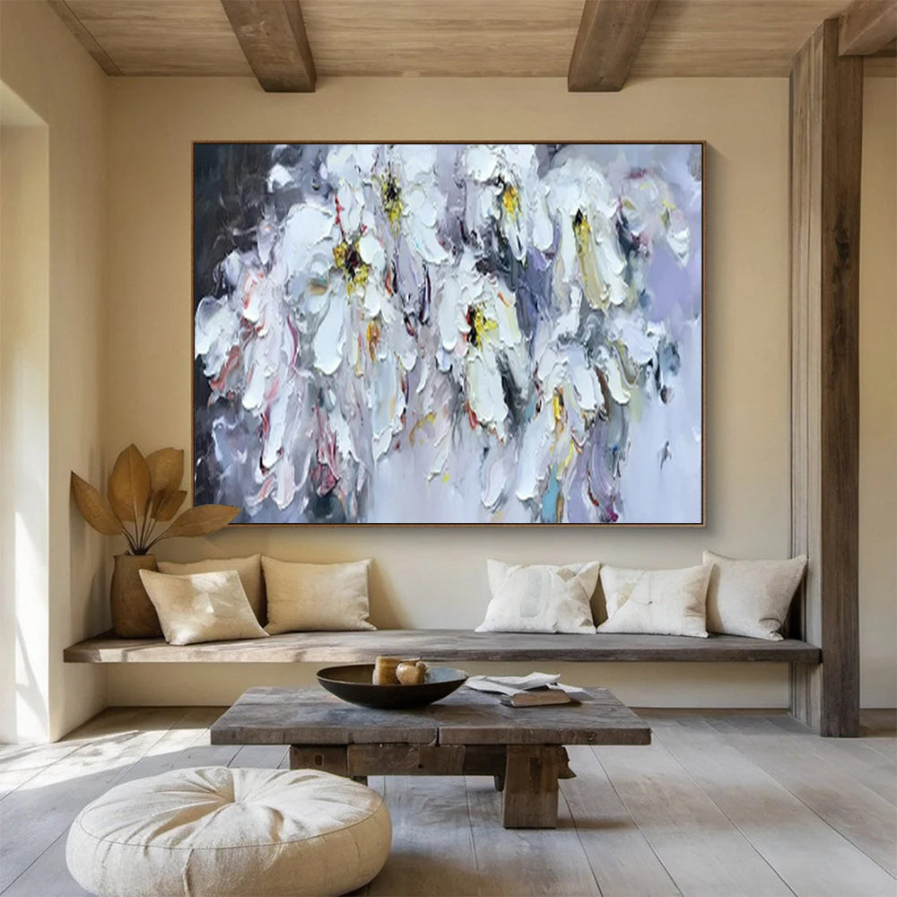 Graceful Massive Abstract Canvas Art for Dining Room & Bar LargeART1763