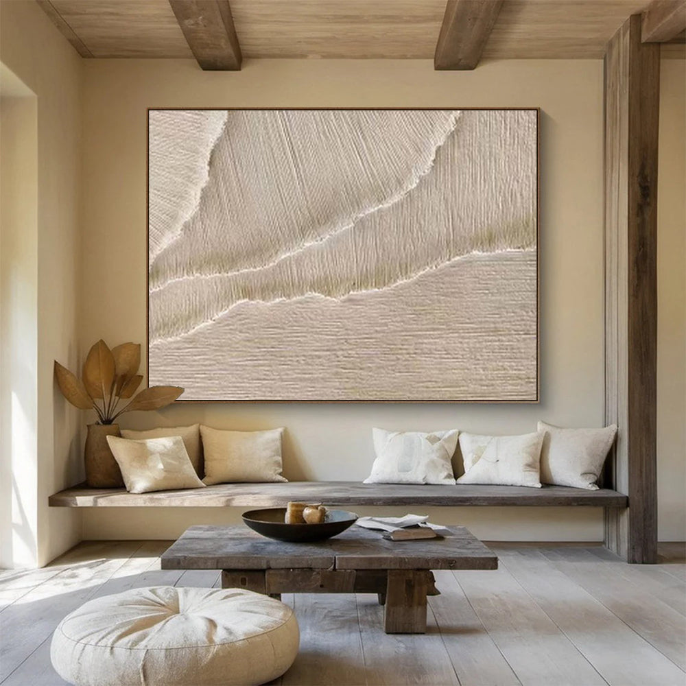 Custom Hand - Painted Abstract Wall Decor for Office & Entryway DKH095