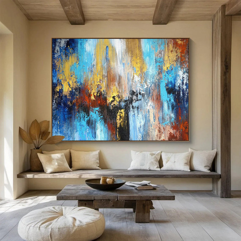 Elegant Large - Scale Abstract Wall Art for Dining Room & Entryway LargeART1606