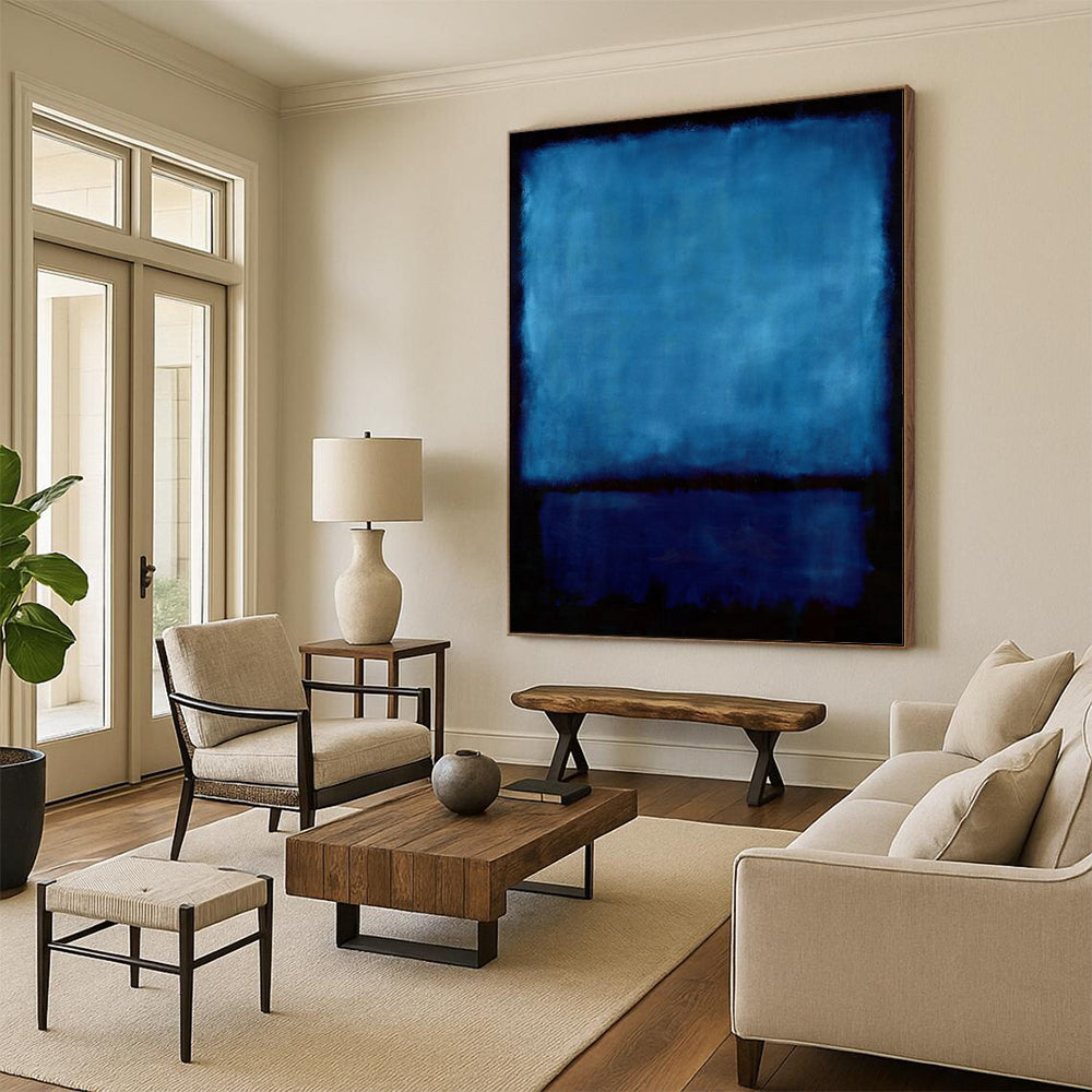Expressive & Vivid Hand-Painted Custom Abstract Painting for Bedroom & Living Room LargeART1943