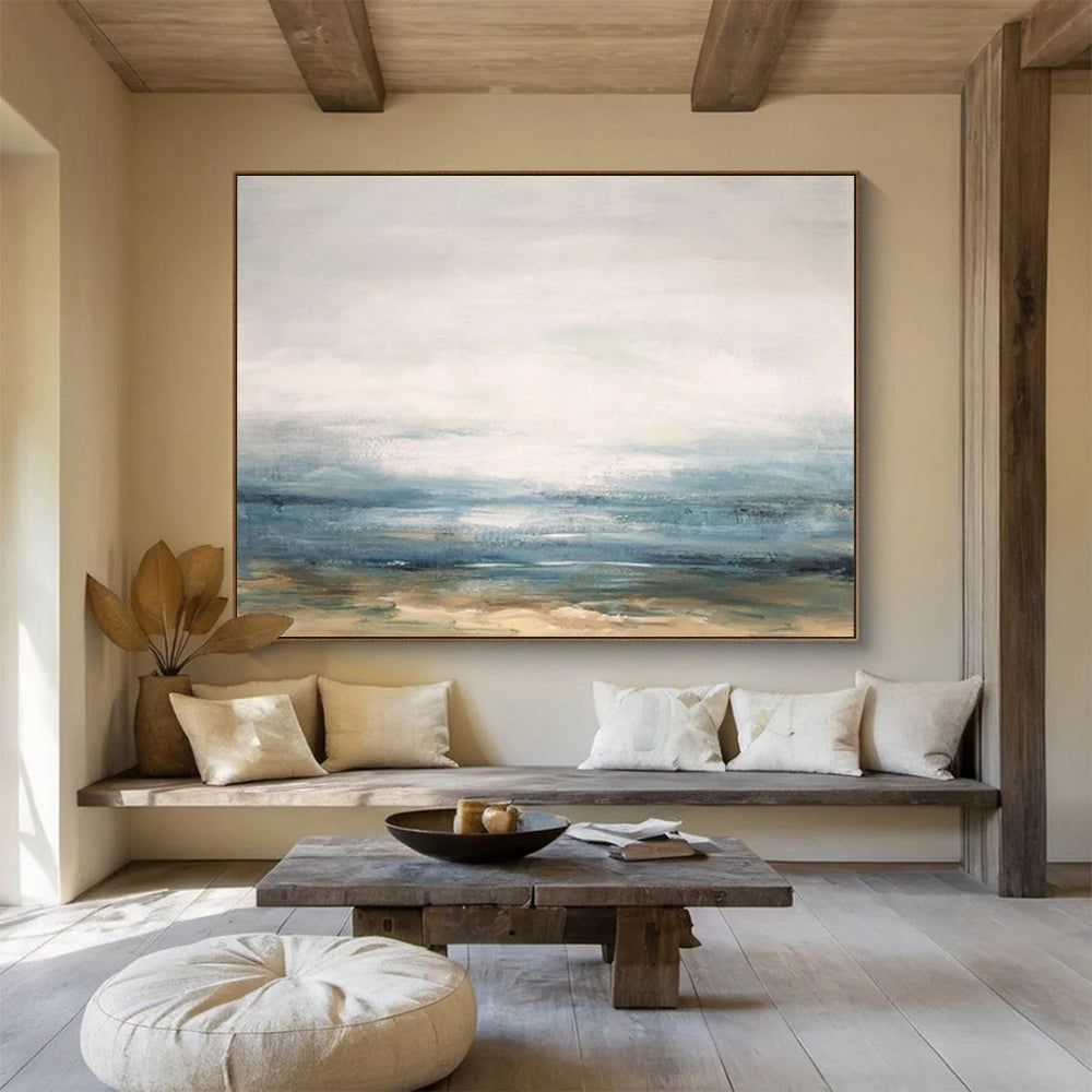 Gorgeous Large - Format Abstract Painting for Entryway & Living Room DKH174