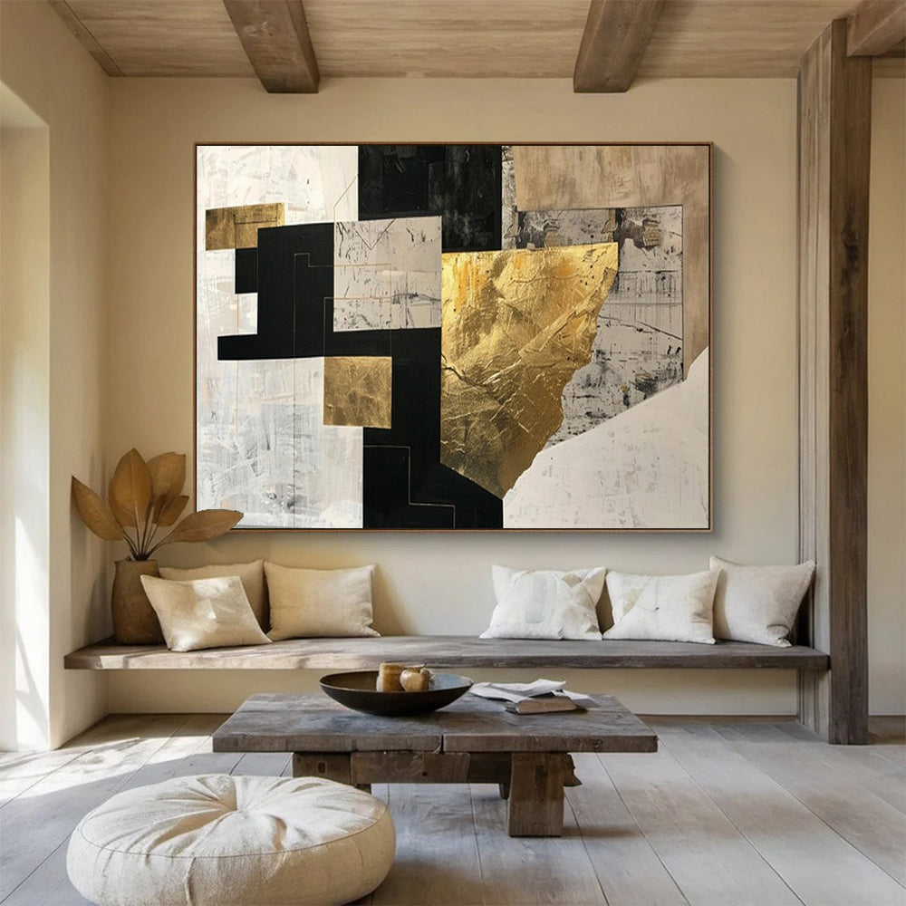 Charming Large Abstract Wall Decor for Bedroom & Office LargeART1709