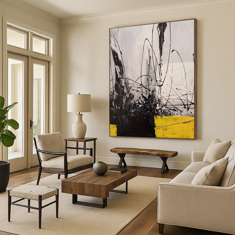 Titanic - Scale Hand - Painted Textured Custom Abstract Artwork for Bar and Entryway DTP053