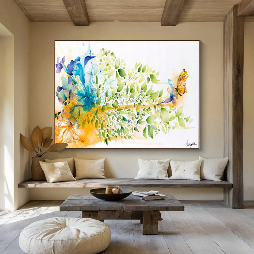 Giant Textured Abstract Wall Mural for Entryway & Bedroom DKH537