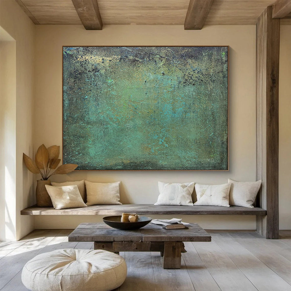 Enchanting Hand - Painted Textured Abstract Wall Art for Hallway & Living Room DKH600