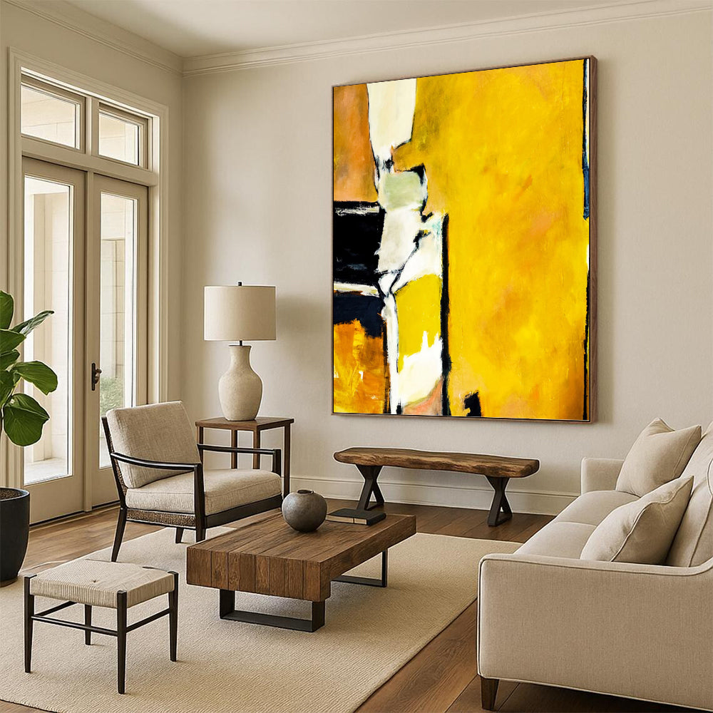 Captivating Custom - Rendered Textured Canvas Abstract for Bedroom & Hallway DKH1101