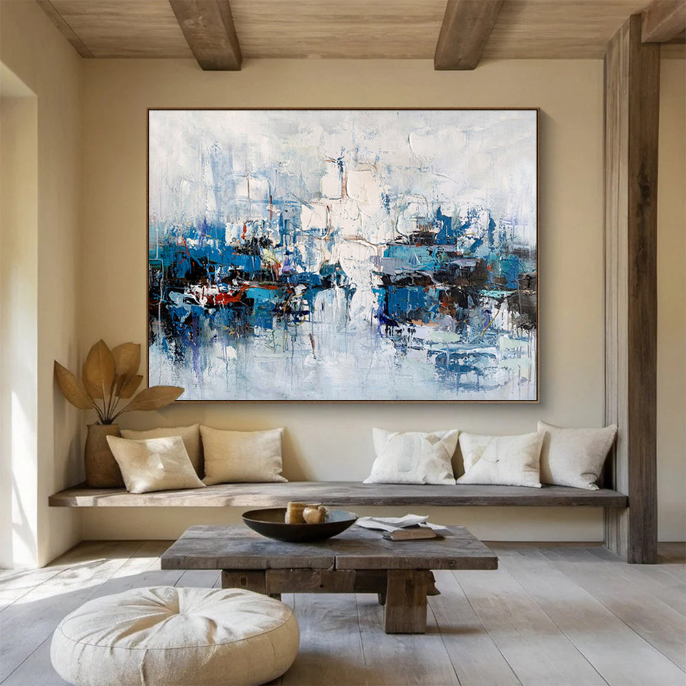 Oversized Abstract Canvas for Living Room & Bar DKH162