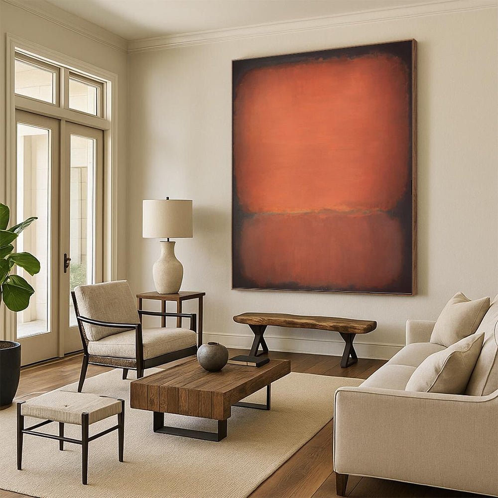 Vast Vertical Hand - Painted Custom Abstract Odyssey (with Sand - Dune Textures) for Office and Hallway DKH1613
