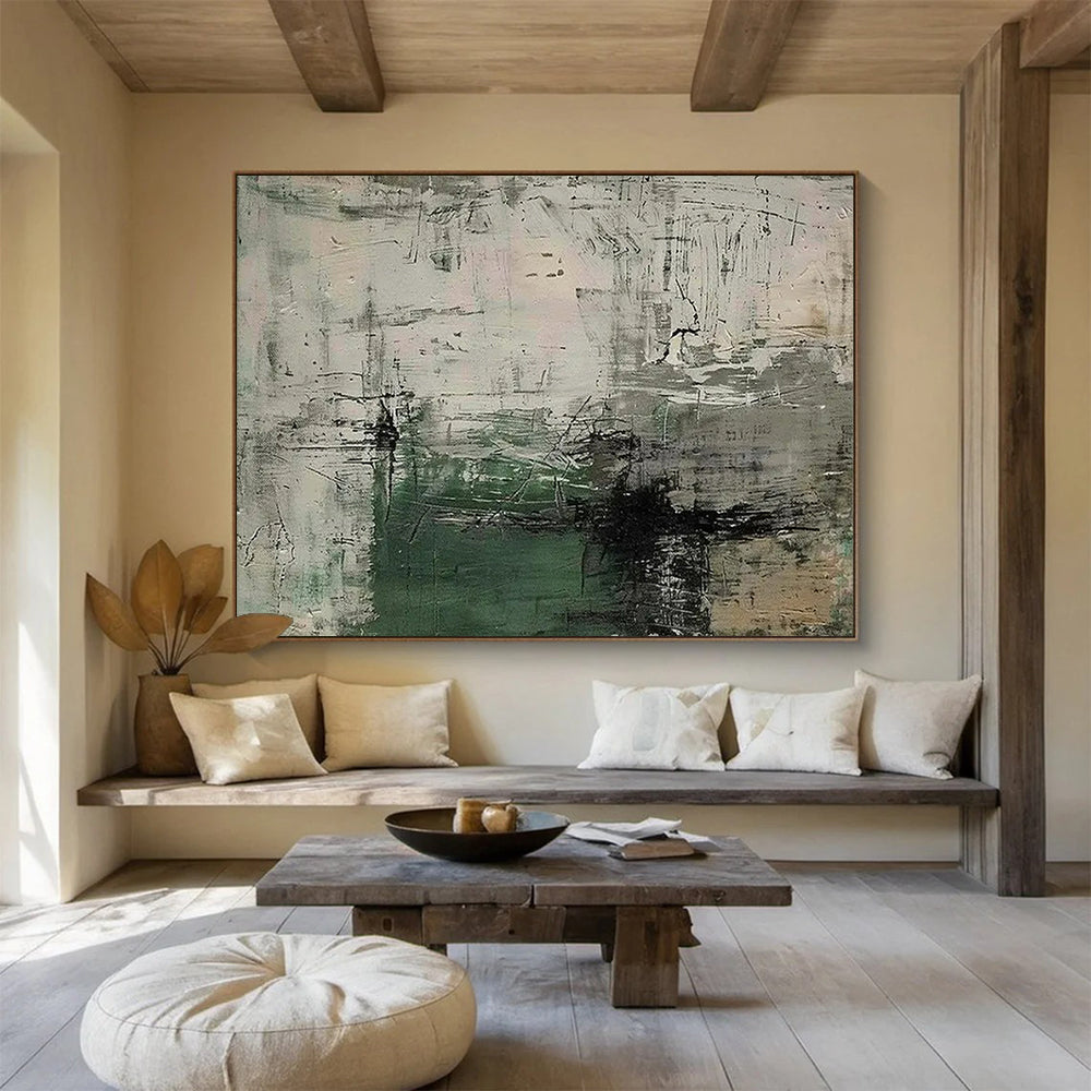 Dramatic Oversized Abstract Painting for Bedroom & Bar LargeART1577