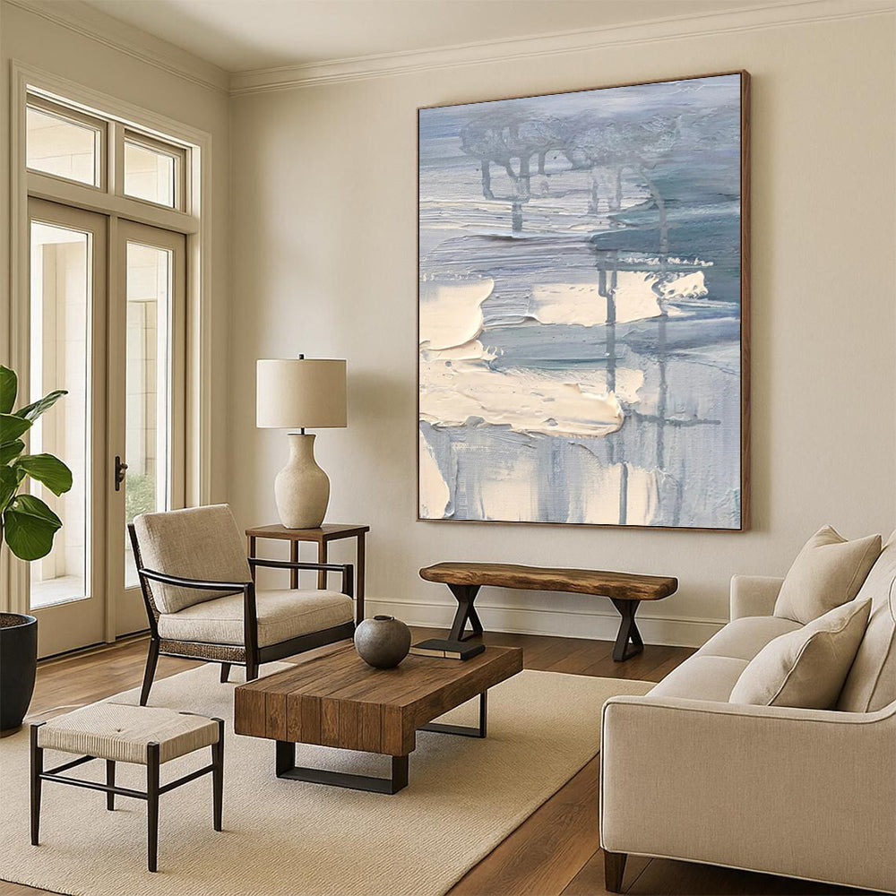 Mystical Hand - Painted Textured Abstract for Bedroom & Entryway DKH1292