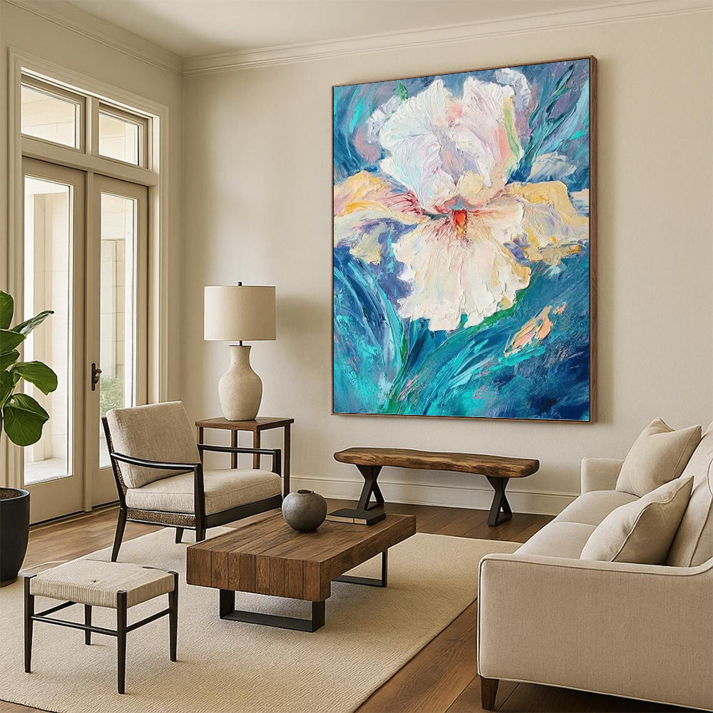 Mysterious Textured Abstract Painting for Office & Dining Room DKH0942