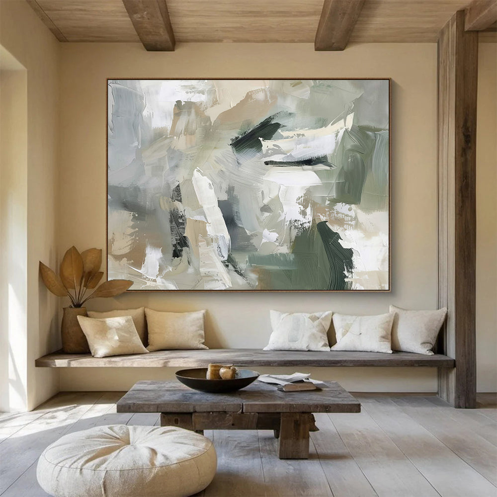“Innovative Impulses” Vast Abstract Painting for Office & Bar DKH240