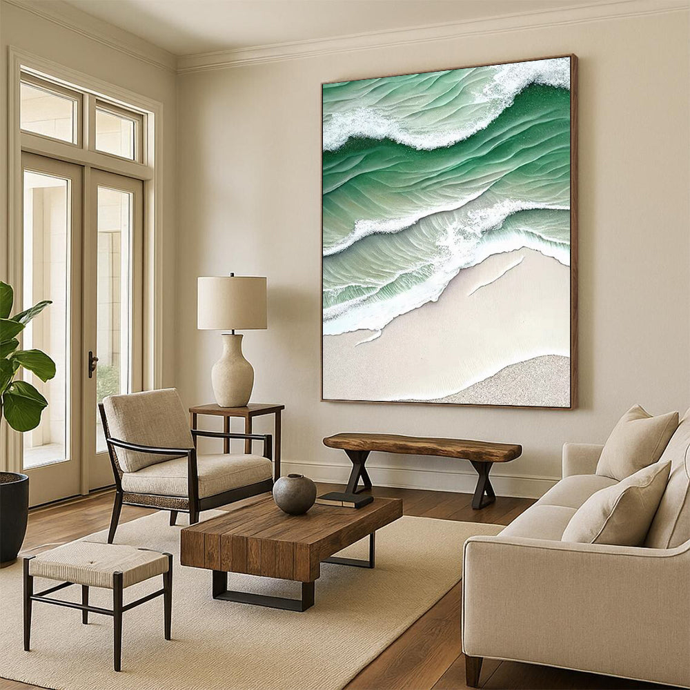 Custom Abstract Paintings: Big Sizes, Textured Excellence for Living Room & Bar DTP290