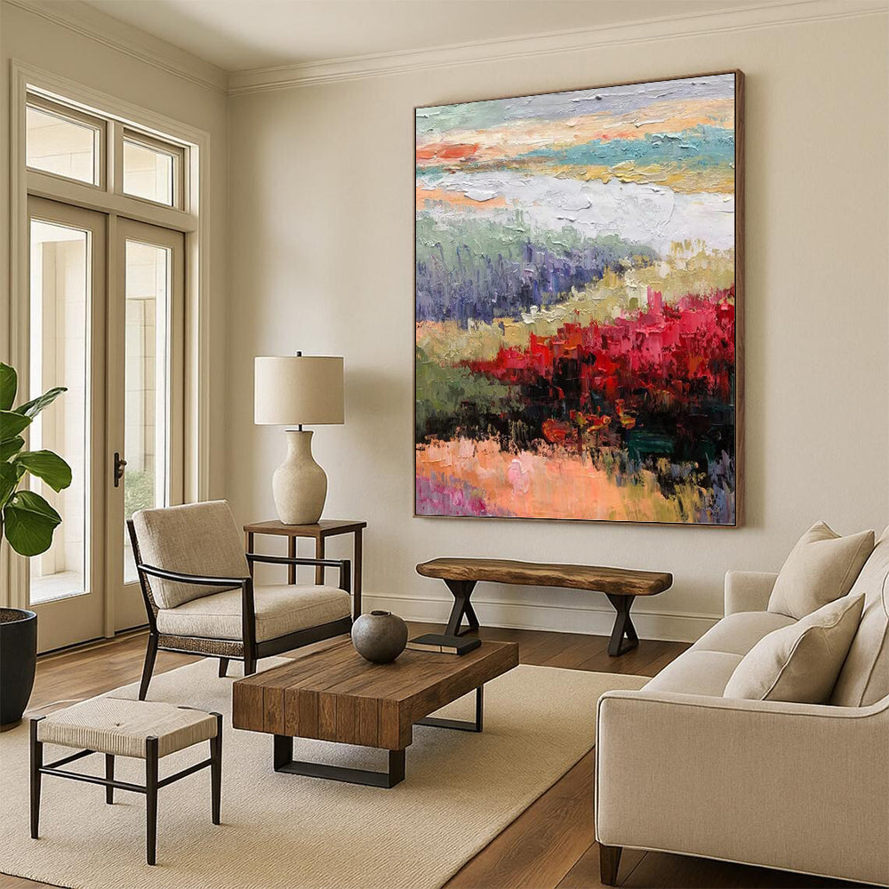 Inspiring Hand - Painted Textured Abstract for Office & Living Room DKH1273
