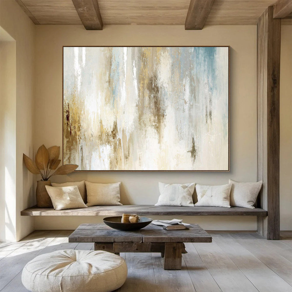 Hand-Painted Bespoke Abstract Canvas for Bedroom & Bar DKH137