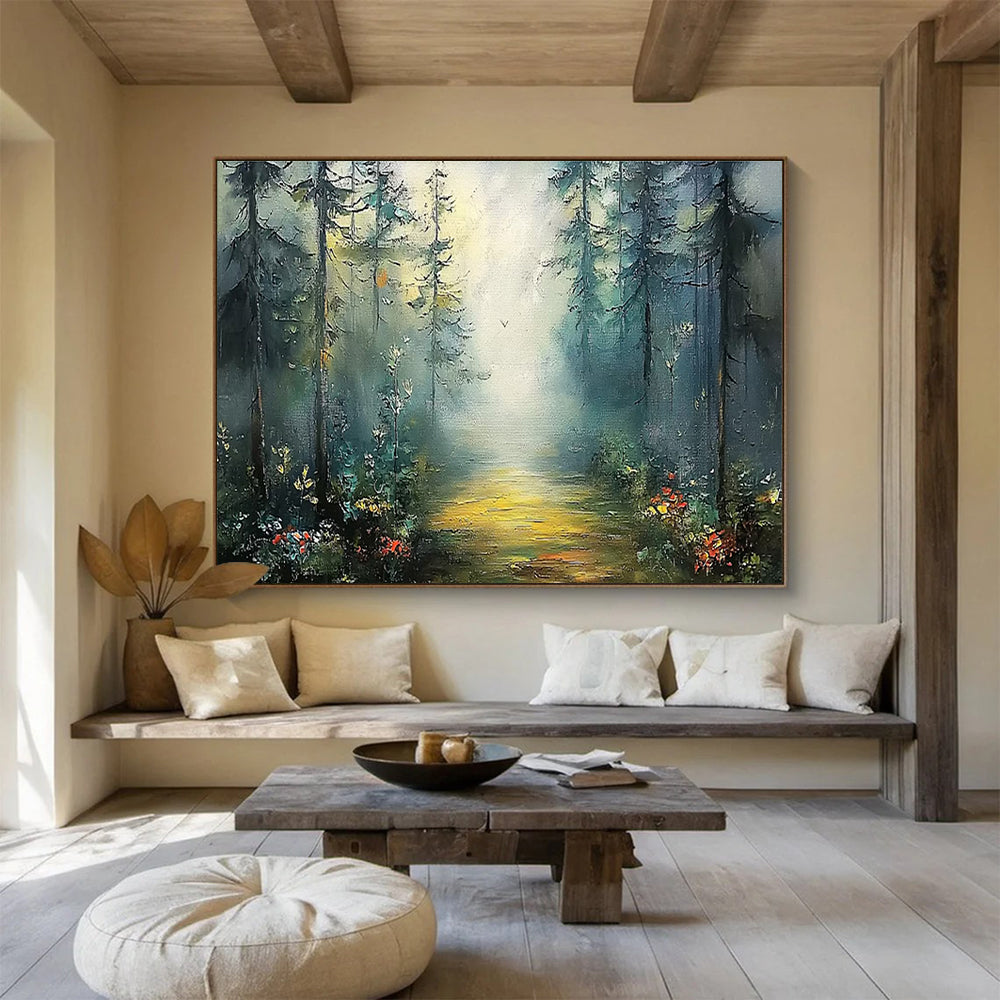 Statement - Making Large Abstract Canvas for Living Room & Office DKH871
