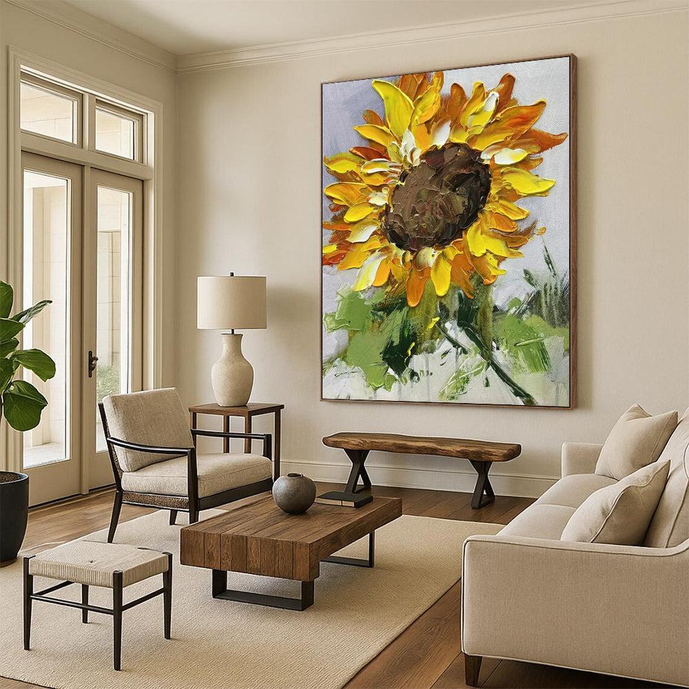 Large-Scale Hand-Painted Abstract Masterpiece for Office & Entryway LargeART2199