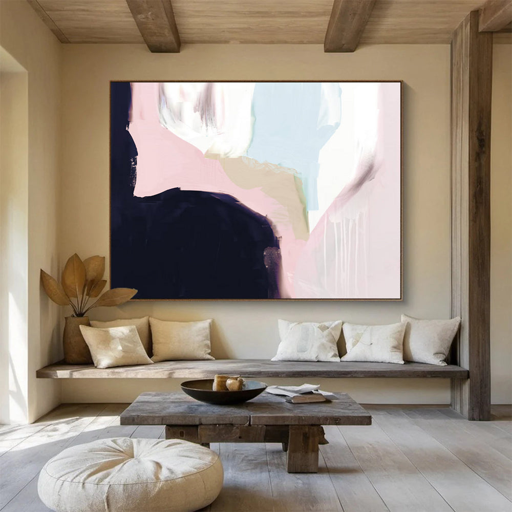 Soft Pastel Abstraction - Oversized Calm Bedroom Decor DLZ132