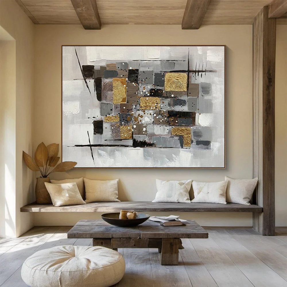 “Graceful Mysteries” Colossal Abstract Wall Art for Bedroom & Hallway DKH353
