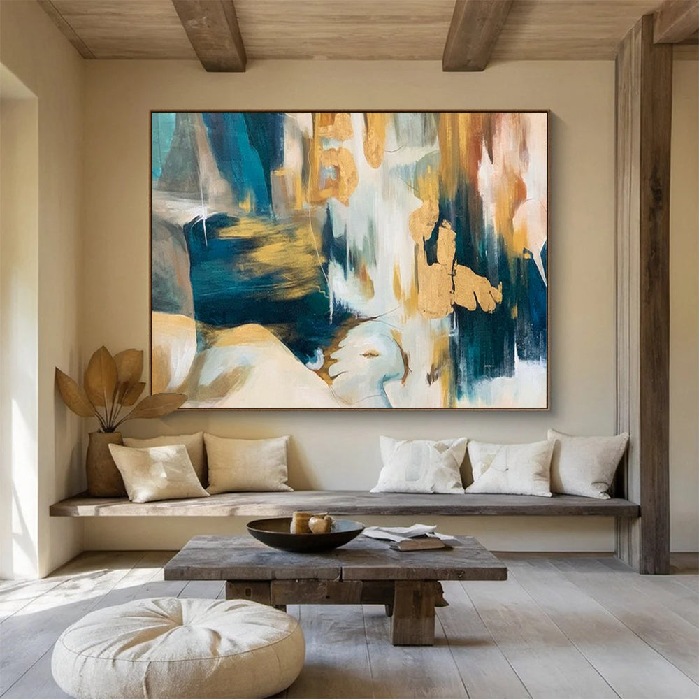 Striking Giant Abstract Wall Art for Hallway & Bar LargeART1636