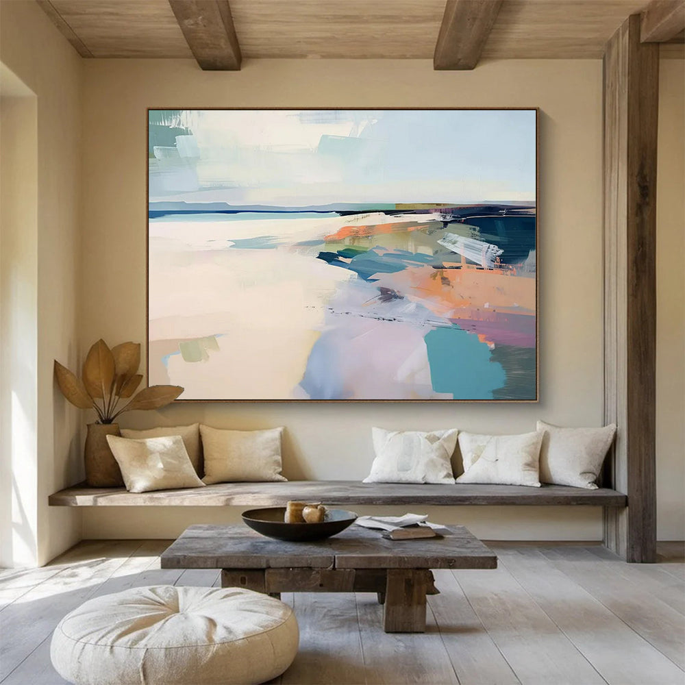 Large - Format Abstract Wall Art for Bedroom & Dining Room LargeART1544
