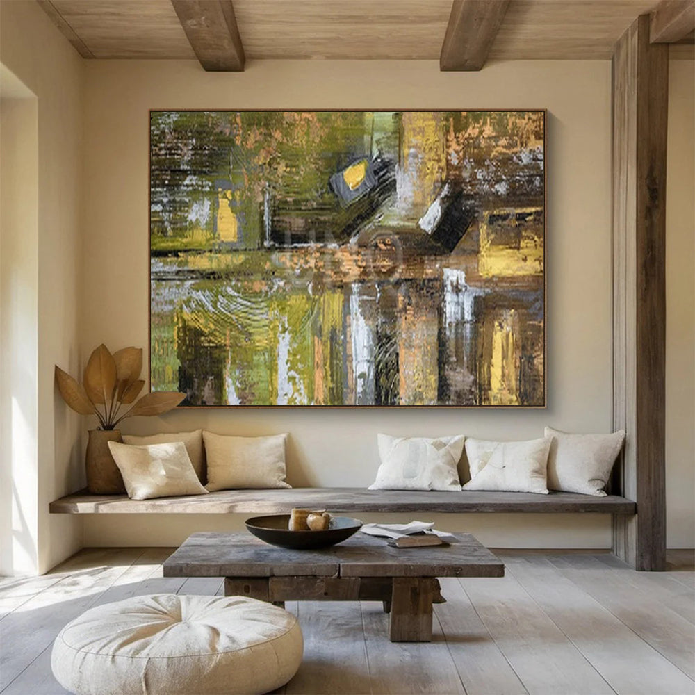 Dramatic Oversized Abstract Canvas for Bedroom & Bar LargeART1605