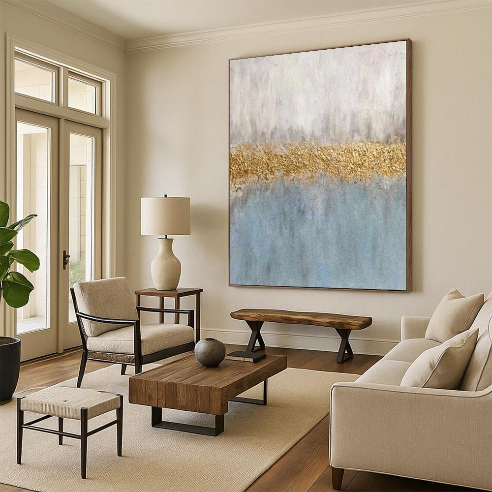 Hand-Painted Personalized Abstract Painting for Living Room & Hallway LargeART1885