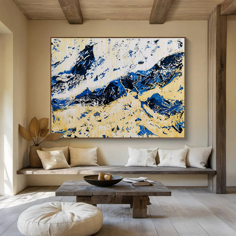 Theatrical Oversized Abstract Canvas for Living Room & Dining Room LargeART1751