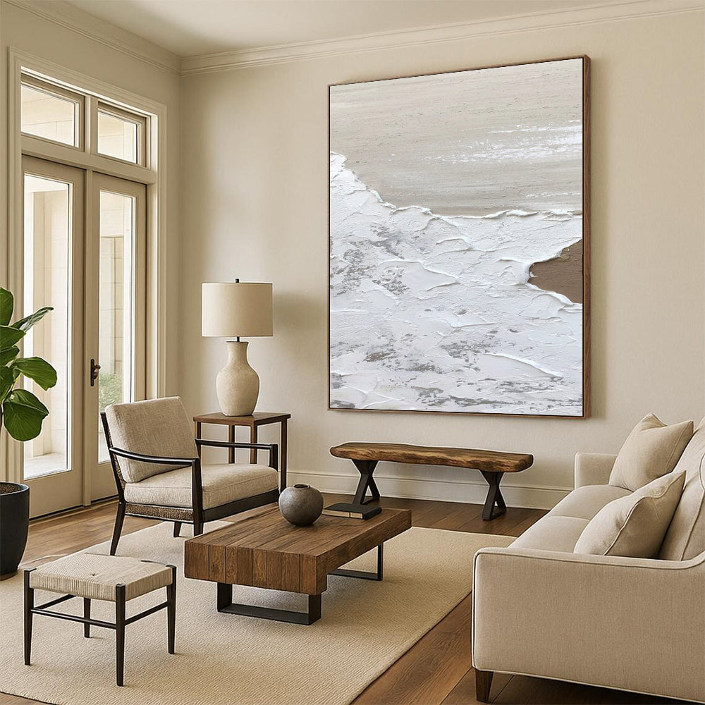 Large Custom Abstract Artworks with Textured Styles for Hotel & Entryway DTP374