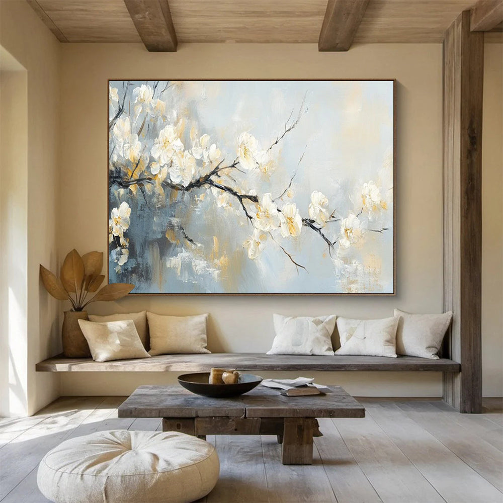 Immense Original Textured Hand - Crafted Abstract Painting for Stylish Interiors DKH805